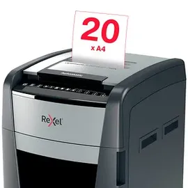 Rexel Optimum AutoFeed+ 750X Aktenvernichter 750 Blatt P4, Partikelschnitt 4 x 28mm,