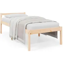 vidaXL Seniorenbett 90x190 cm Massivholz Kiefer