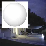EVN Kugel Gartenleuchte E27 40W Ø600 1 Stück Weiß