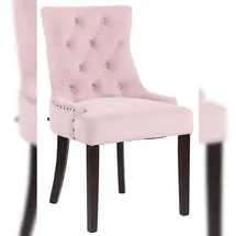 CLP Esszimmerstuhl Aberdeen Samt pink
