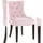 CLP Esszimmerstuhl Aberdeen Samt pink