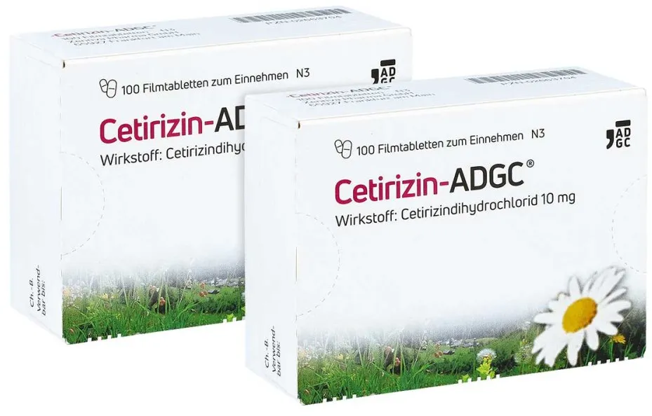 Cetirizin ADGC bei Allergien