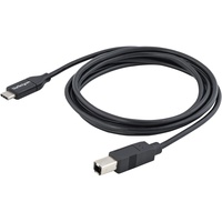 Startech StarTech.com USB-C auf USB-B Kabel St/St, 2m USB 2.0 Type A to Type B Cable - - USB A USB B Schwarz