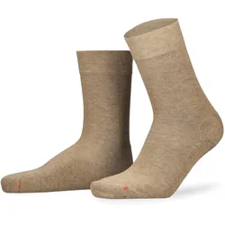 Socken HUDSON "AIR PLUSH", Damen, Gr. 39-42, beigemeliert, Baumwollmischung, normal, Socken Socken, super weicher Laufkomfort, sportliches Design