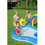 BESTWAY Rainbow n' Shine Wasserspielcenter mit Planschbecken 257 x 145 x 91 cm