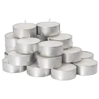 350 Gastro–Teelichter, 8 Stunden Brenndauer, Weiß, Teelichter in Premium–Qualität, auch für Restaurants geeignet