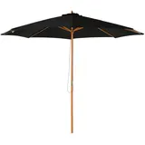 Outsunny Sonnenschirm 300 cm Schwarz