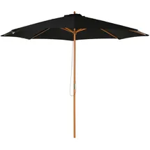 Outsunny Sonnenschirm 300 cm Schwarz