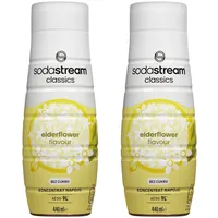 NEU SodaStream Sirup Holunderblüte Zero 2x440ml zuckerfrei Getränkesirup