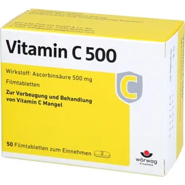 Wörwag Pharma Vitamin C 500 Filmtabletten 50 St.