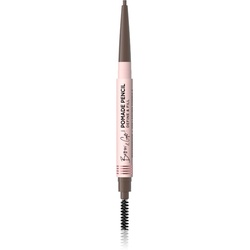 Eveline Cosmetics Brow & Go! wasserfester Eyeliner mit 2 in 1 Bürste Farbton Taupe 4 g