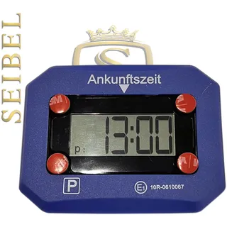 Elektronische Digitale Parkscheibe Parkuhr mit E1 Zulassung inkl. Batterie