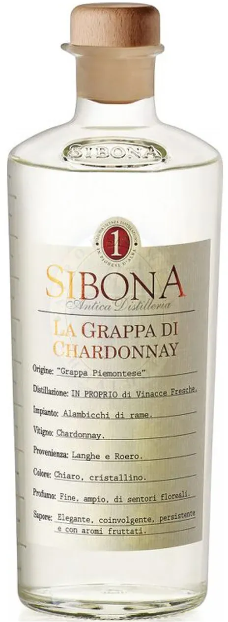 Grappa di Chardonnay - Sibona 0,5l