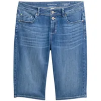 Tom Tailor Damen TTALEXA Slim Bermuda Jeans Shorts, blau,
