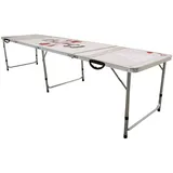 MonsterShop Monster-shop - Bier Pong Tisch Bierpong Bier-pong Tisch Ideales Partyspiel Trinkspiel Tragbar Und Zusammenklappbar