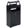 Proregal Kombiascher mit Schloss und Blenden 60 Liter, HxBxT 98 x 48,5 x 26,5 cm Stahl Anthrazit