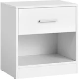 VASAGLE Nachtschrank 28 x 39 x 41 cm Weiß