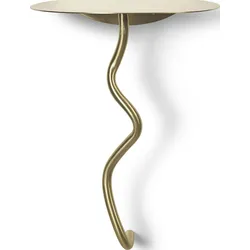 Curvature Wandtisch Messing