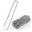 Erdanker 150 25 cm Silber