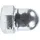 Fix Nippel Hutmutter HR 3/8 Zoll Silber