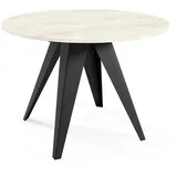 Feldmann-Wohnen Esstisch, Ecru, Holz, Rund,Rund, Stativgestell, 90x76x90 cm, Esszimmer, Tische, Esstische