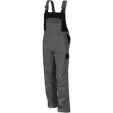 QUALITEX HIGH QUALITY WORKWEAR Latzhose image mittelgrau/schwarz, 98