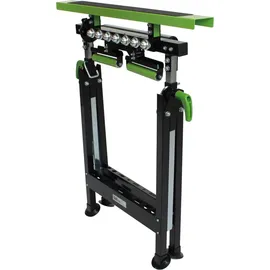 Trutzholm 2x Multifunktions-Arbeitsbock Rollenbock höhenverstellbar Klappbock V-Rollen 4 in 1