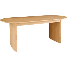 LeGer Home by Lena Gercke Esstisch "Melinda, TOPSELLER, OTTOs Choice", beige (naturfarben), B:200cm H:77cm T:90cm, LEGER HOME BY LENA GERCKE, Tische, Runde Esstische Esstisch Holz-Esstische, aus massivem Eschenholzfurnier, in zwei Breiten erhältlich