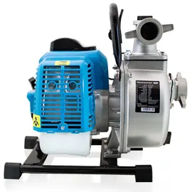 BITUXX Benzin Wasserpumpe Motorpumpe Benzinwasserpumpe Gartenpumpe Garten bis 15000 Liter/h 1,5 Zoll Förderlänge 35m 1,7PS
