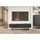 Selsey Veldio TV-Lowboard 175 x 46,5 x 31,6 cm Schwarz Metall