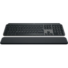 Logitech MX Keys S Graphite US International + MX Palm Rest Bundle