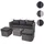MCW MCW-J37 Garten-/Lounge-Set Sonneninsel grau