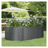 vidaXL Hochbeet 212 x 140 x 68 cm Anthrazit