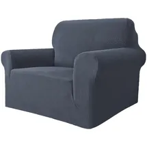 GRIFEMA Sofaüberwurf Elastisch Jacquard Grau 1 Sitzer