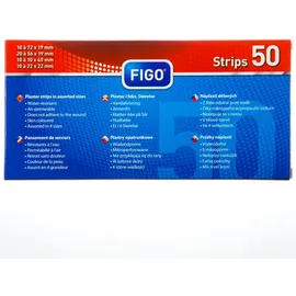 Figo Pflaster Strips wasserabweisend 1 Pack à 50 Stück