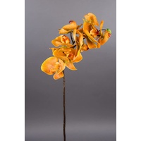 Orchideenzweig Real Touch 72cm CG Kunstblumen künstliche Orchidee Orchideen Blumen Seidenblumen ... (Gelb)