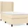 vidaXL Boxspringbett 90 x 200 cm Creme