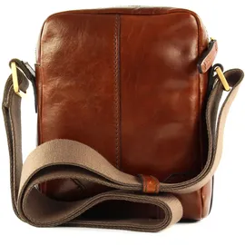 the Bridge Vespucci Man Bag Umhängetasche Leder Brown