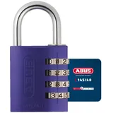 ABUS 145/40 violett, Zahlenschloss (48811)