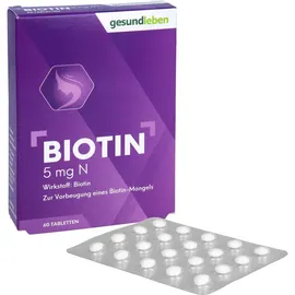 Alliance Healthcare Deutschland GmbH Gesund leben Biotin 5 mg N