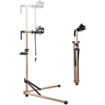 Vevor Fahrradreparaturständer Fahrradmontageständer 39,9 kg belastbar mit 105–152 cm einstellbarer Höhe & magnetischer Werkzeugablage, faltbarer Wartungsständer für Mountainbikes Road Bike