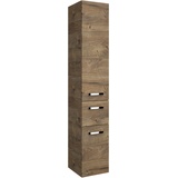 Pelipal Serie 4010 Hochschrank 30 x 168 cm mit 2 Drehtüren und 1 Auszug