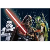 Procos - Kunststoff-Tischdecke Star Wars Galaxy (180 x 120 cm), Stern, Mehrfarbig, 180 x 120 cm, 93882