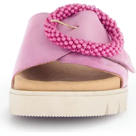 Gabor Damen Pantoletten Frauen Slipper,Best Fitting,schluepfschuhe,Slides,Slip-ons,Backless Slipper,Mules,Gartenschuhe,Soft pink,39 EU
