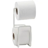 Society of Lifestyle House Doctor Toilettenpapierhalter, Weiß, Metall, 12x24x8