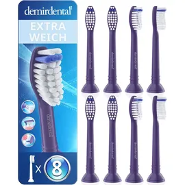 demirdental Aufsteckbürste Extra Soft 8 St.