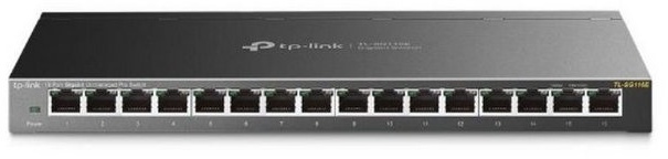 TP-Link TL-SG116E - Unmanaged Pro-Switch mit 16 Gigabit-Ports Netzwerk-Switch