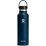 Hydro Flask Standard Mouth Flex Cap TempShieldTM-Isolierung, blau