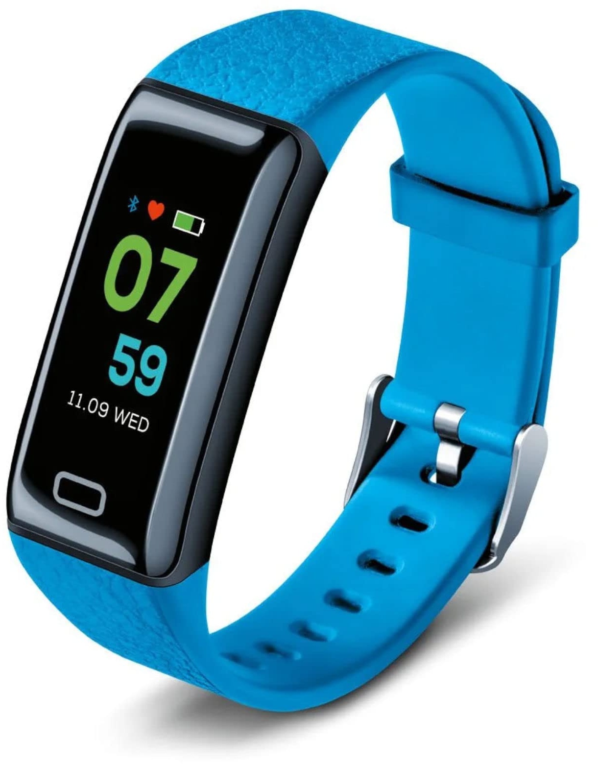 Fitness Armband Aktivitätssensor Pulsmesser Schritte Kalorien SAS 88 Blau