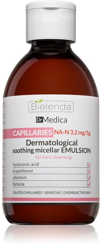Bielenda Dr Medica Capillaries Mizellenmilch neutralisiert Rötungen 250 ml
